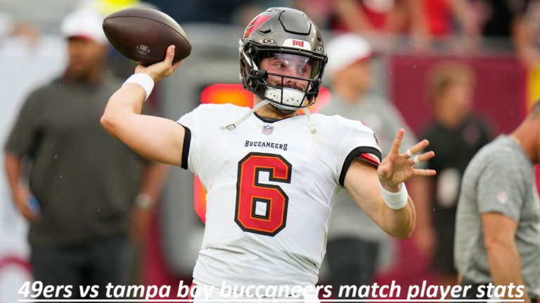 49ers vs Tampa Bay Buccaneers Match Player Stats