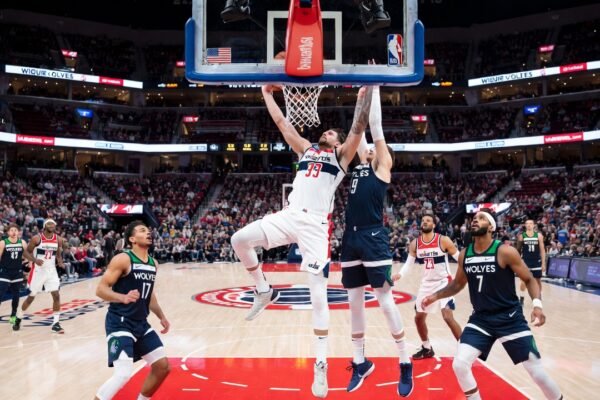 Washington Wizards vs Timberwolves Match Player Stats