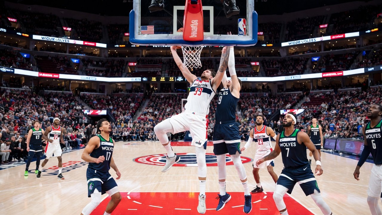 Washington Wizards vs Timberwolves Match Player Stats