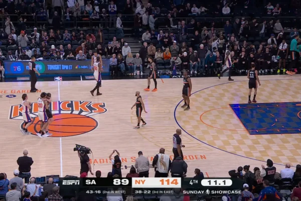 Knicks vs San Antonio Spurs Match Player Stats